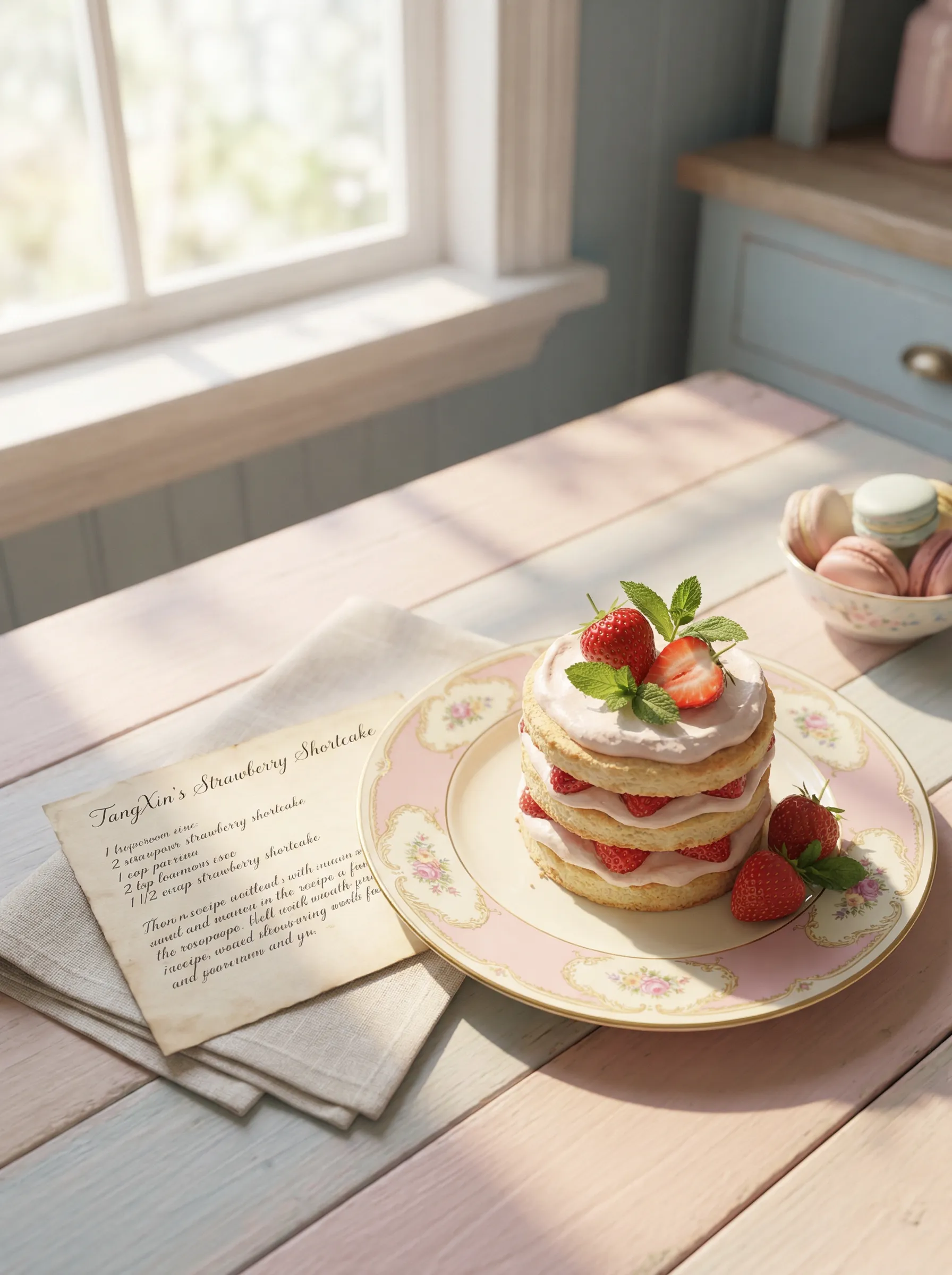 草莓酱的草莓蛋糕配方 - 糖心 | 私房甜品